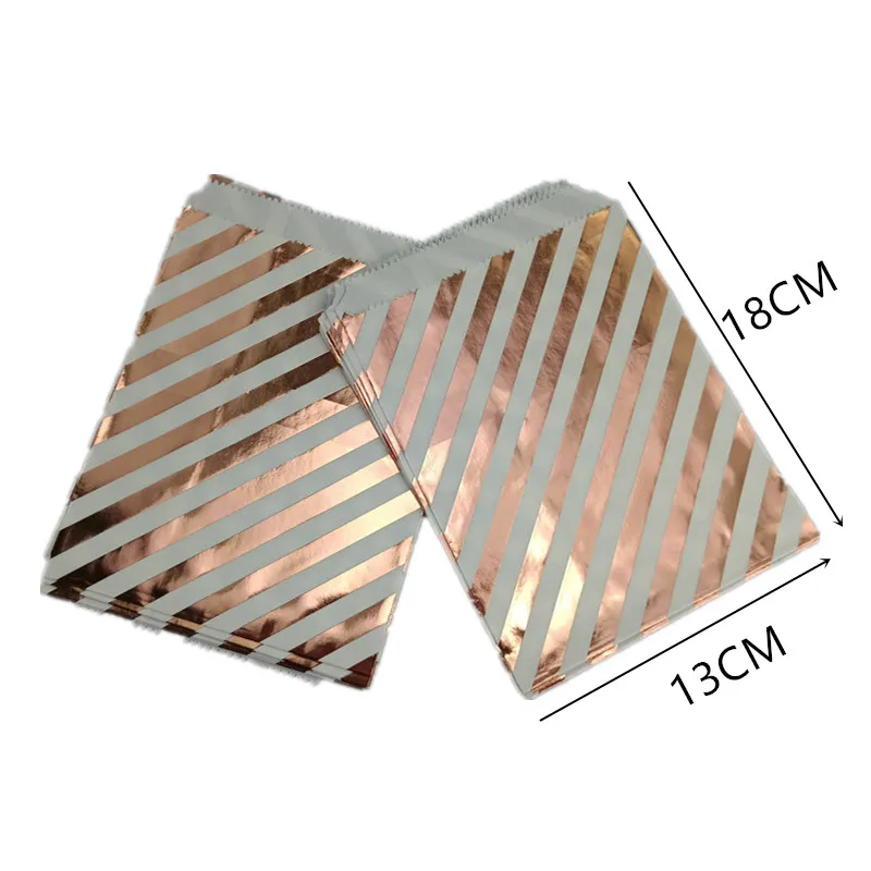 25 шт. пакеты из крафт бумаги сумки для конфет в горошек с шевроном свадьбы дня