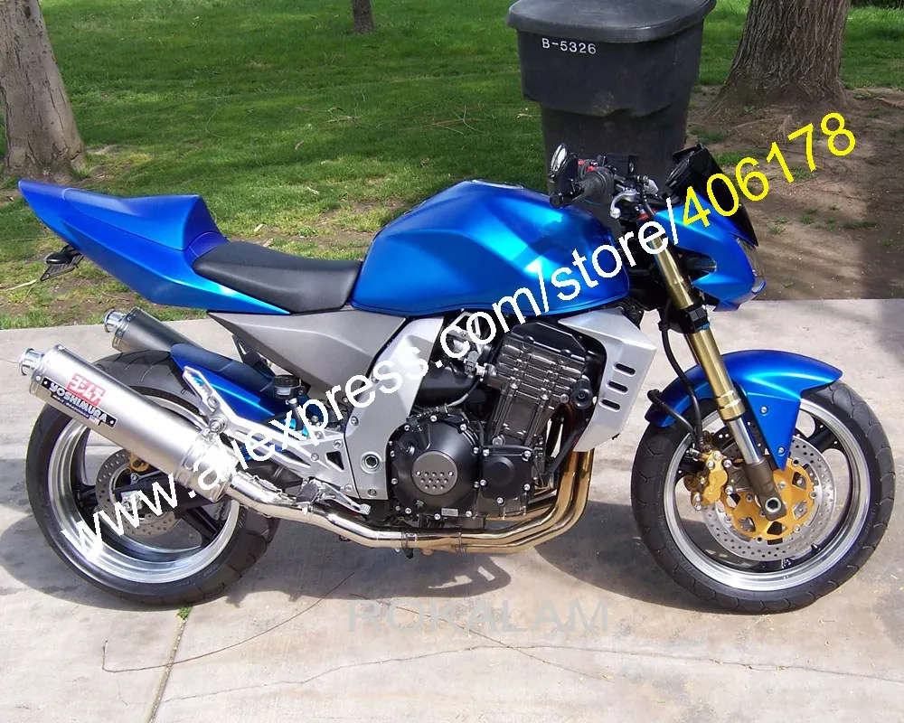 Синие обтекатели для мотоциклов Kawasaki Z1000 Z750 2003 2004 2005 2006 2003-2006 Z 1000 03-06 (литьё под