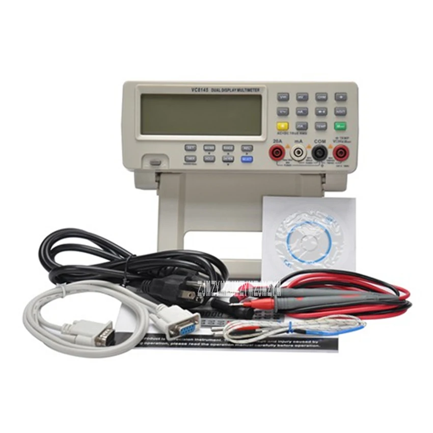 Новый Настольный цифровой мультиметр VC8145 Высокая точность двойной дисплей