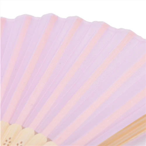 Лидер продаж 1 шт. Ручной Веер из бамбукового шелка в элегантной подарочной