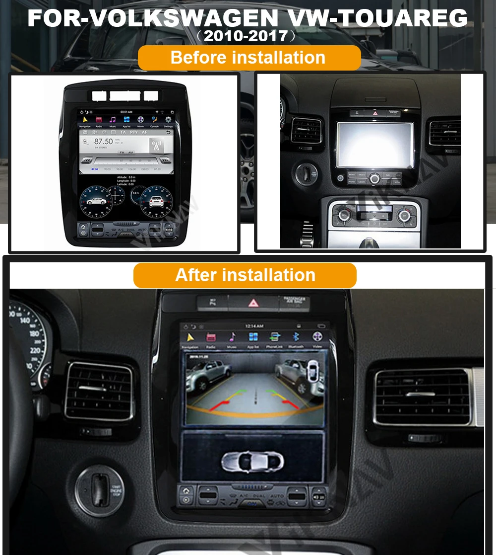 

Авторадио, DVD-плеер, автомобильный GPS-навигатор для Volkswagen VW-Touareg 2010-2017, IPS мультимедийный плеер