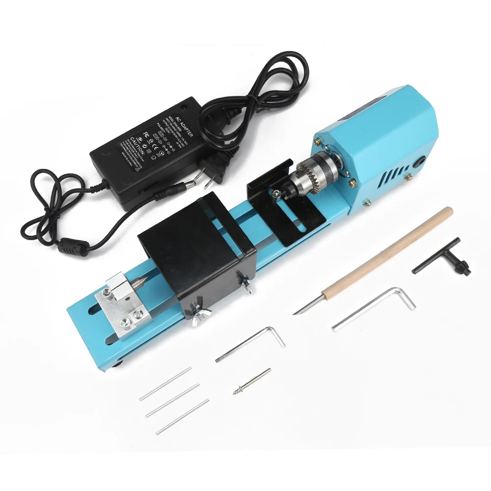 150 Вт мини токарный станок с бусинами для работы по дереву DIY DC 12 24 V 1500 7000rpm