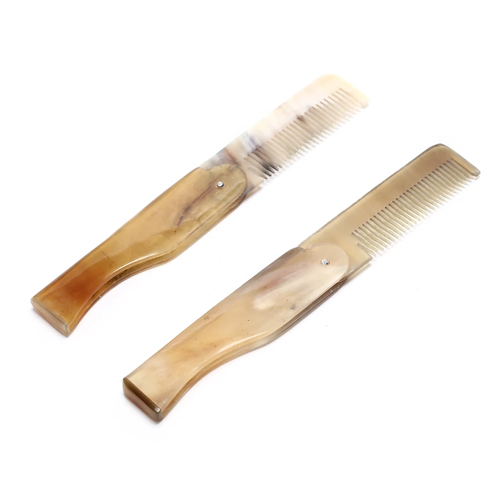 1 шт. красивые женские волосы всех типов борода усы бычий рог тонкий зуб карманный