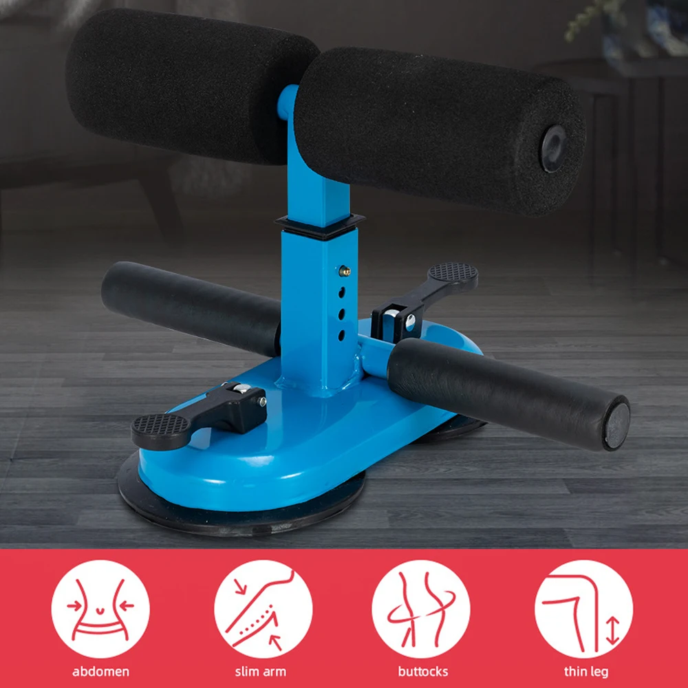 Sit Up Bar Floor Assistant Abdominal Exercise Stand Ankle Support Trainer Workout Equipment for Home Gym Fitness Travel Gear | Спорт и
