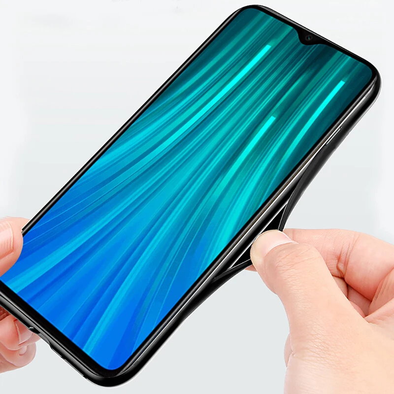 Силиконовый ударопрочный черный чехол для Xiaomi Redmi Note 11 11T 10 9 8 7 6 5 4 Pro 5G 4G - купить по