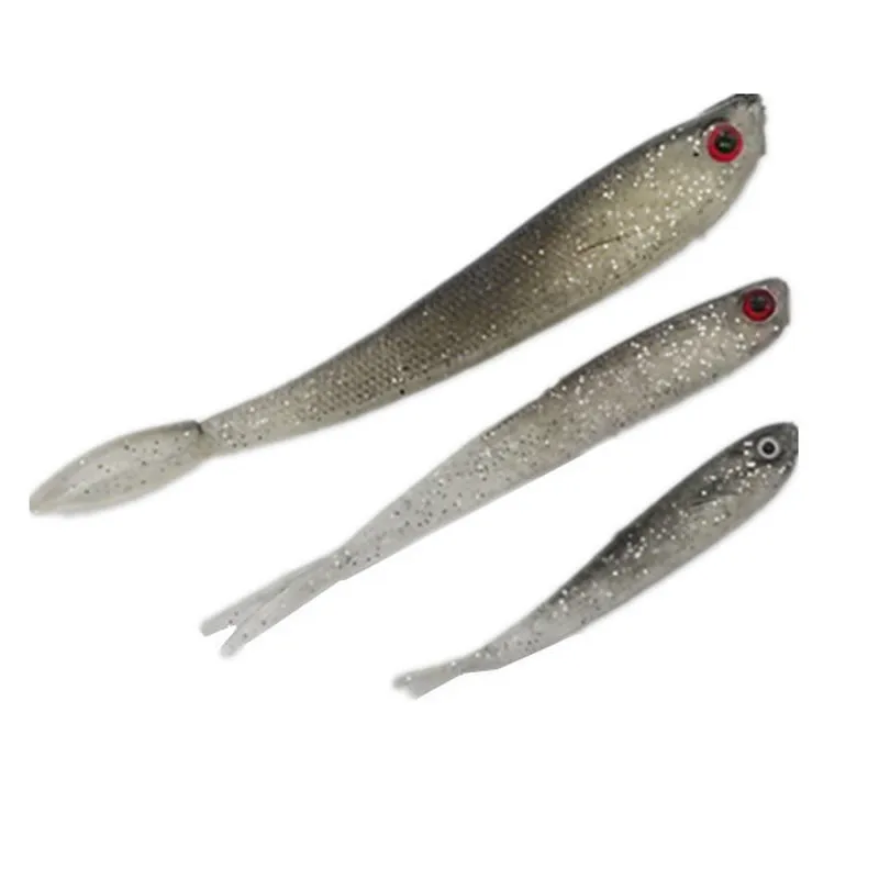 10 шт. 8 см/2 г Мягкая резиновая приманка на рыбалку Drop Shot Lure Shad для окуня форель, щука хвост приманка Аксессуары для рыбалки