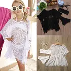 Пляжный комплект для девочек, 3 шт., купальник для маленьких девочек, комплект бикини, Пляжное Платье для плавания, купальники для девочек, кружевная пляжная одежда с цветами, От 1 до 6 лет