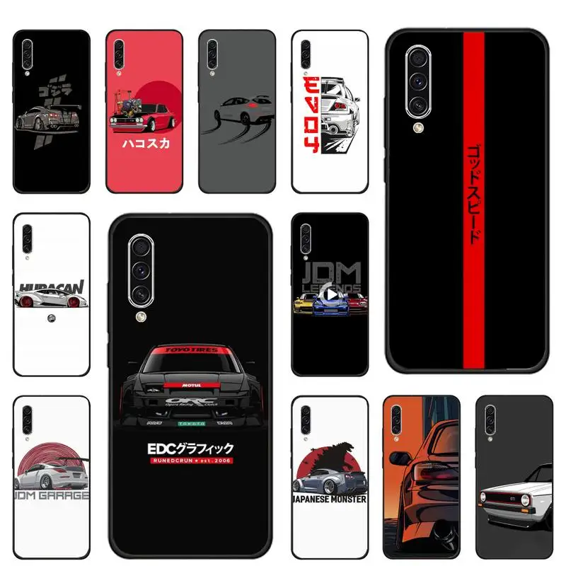 

Japan JDM Car AE86 Accessories Phone Case For Samsung galaxy S note 7 8 9 10 20 fe edge A 6 10 20 30 50 51 70 lite plus Soft