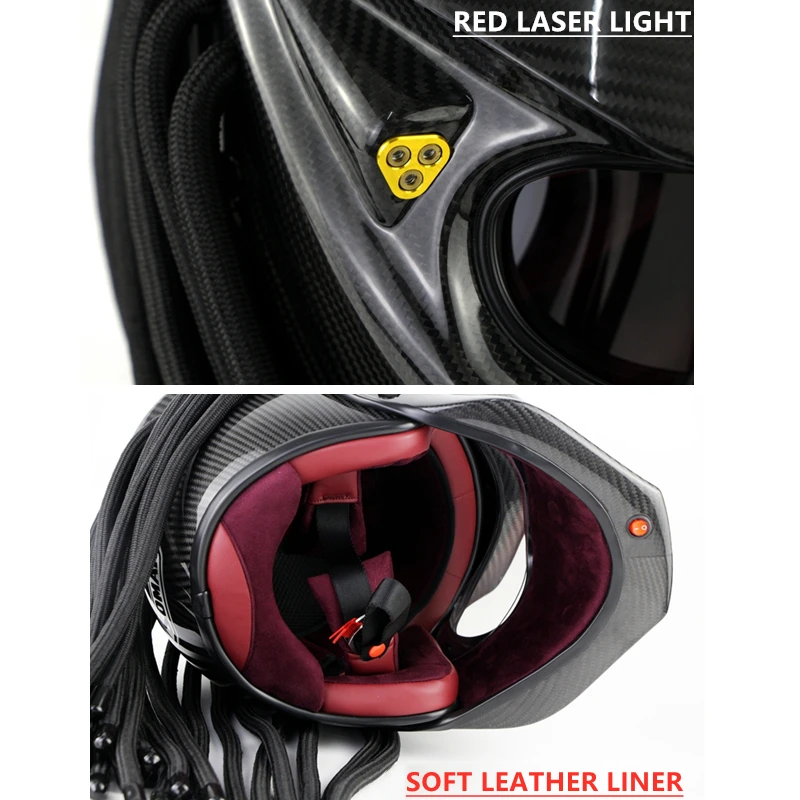 Мотоциклетный шлем Predator на заказ Стекловолоконный в горошек мотоциклетные