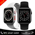 Новинка 2022, Смарт-часы с NFC, роскошный стальной ремешок, Смарт-часы с GPS, Bluetooth, вызовом, пользовательский циферблат, лучше, чем для Apple Watch Iwo DT100 + коробка