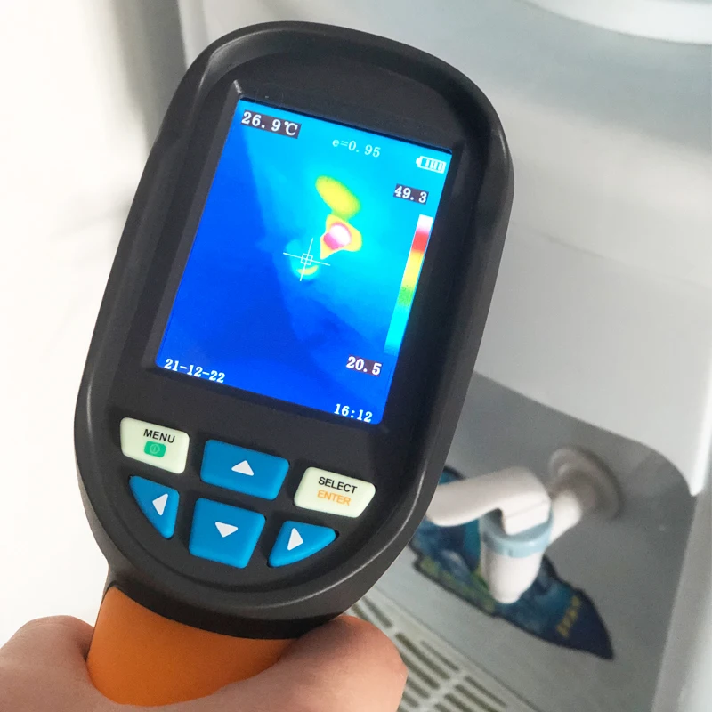 Handheld Thermal Imaging Cam HT-04D Portable Infrared Thermometer IR Imager Device | Инструменты
