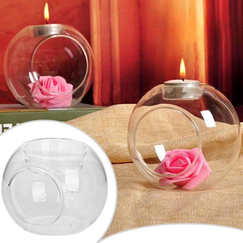 Креативные подвесные подсвечники из хрустального стекла романтичный Свадебный