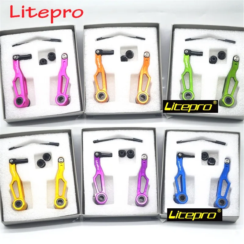 LITEPRO складной велосипед Сверхлегкий V Тормозной суппорт длинная рука 108 мм