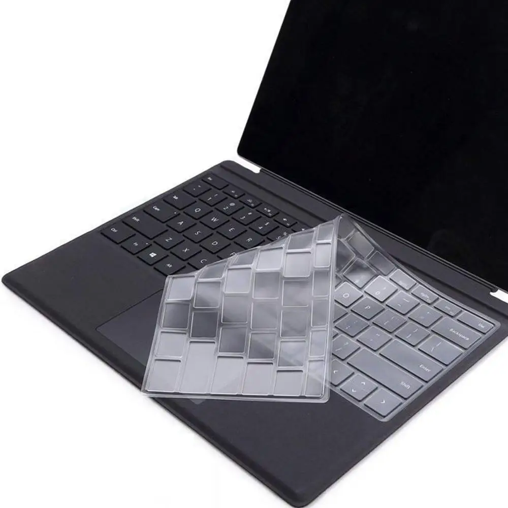 

Ultra Thin Protective Skin TPU Keyboard Cover for Microsoft Surface 2 3 Pro 3 4 5 6 7 Surface laptop 3 book 10.8 12.3 13.3 2019