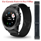 Новый ремешок на запястье для Garmin Fenix 5 5Plus 6 6Pro Forerunner 945 935 регулируемый нейлоновый ремешок 22 мм быстросъемный сменный Браслет