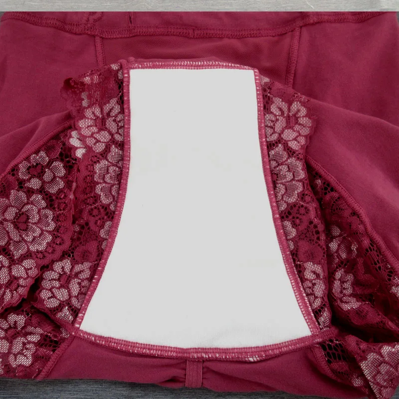 Woman Lace Adult Incontinence Underpants Washable Cloth Diapers Urine Does Not Wet diaper Pants Waterproof Cotton L-5L | Мать и ребенок