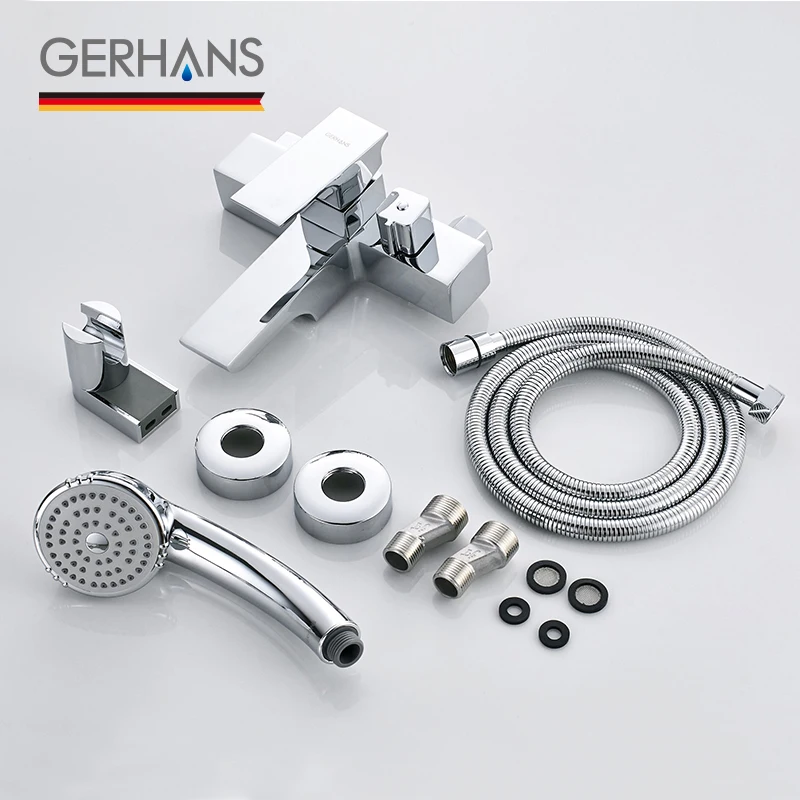 GERHANS Faucet K13008 Смеситель для ванны Цвет: Хром|Смесители ванны| |