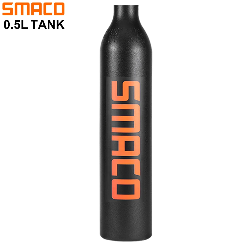 SMACO 1L Diving Equipment Scuba  Air Tanks Underwater Respirator Diving Oxygen Bottle Swimming Equipment 3000PSI