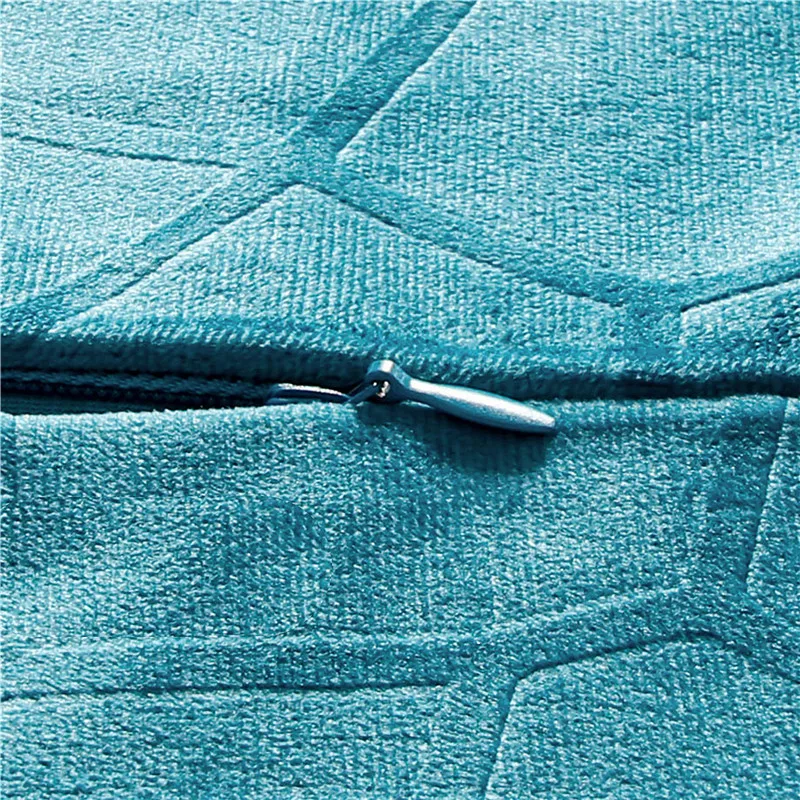 Мягкие бархатные Чехлы для подушек с геометрическим рисунком YokiSTG декоративный