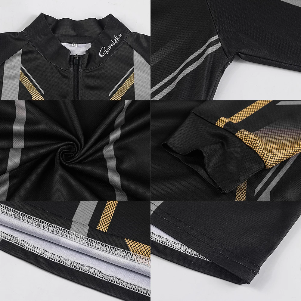 

Gamakatsu Fishing Clothing Men Jacket Quick-Drying Coat Fishing Shirt For Hiking Cycling Fishing Clothes Pesca Outdoor Sports