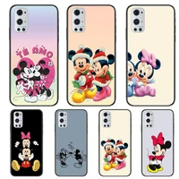 baby mickey minnie mouse for oneplus nord n100 n10 5g 9 8 pro 7 7pro case phone cover for oneplus 7 pro 17t 6t 5t 3t case