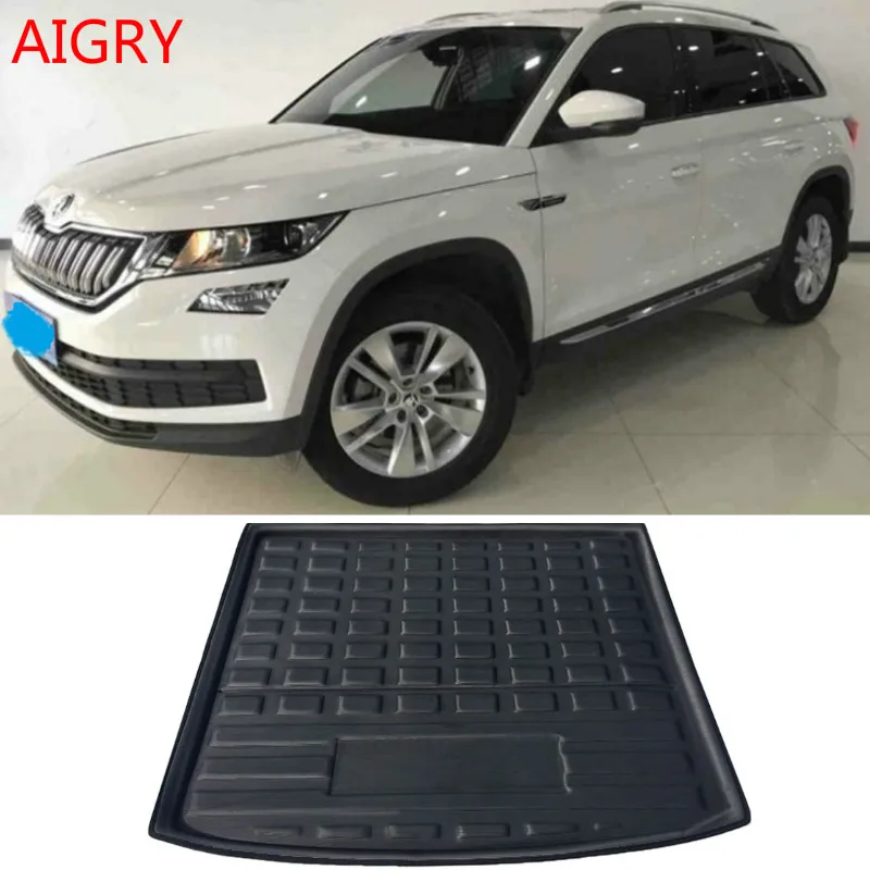 

Fit For Skoda Kodiaq 5 & 7 Seater 2017 2018 2019 Rear Trunk Mat Cargo Tray Boot Liner Carpet Floor Mat