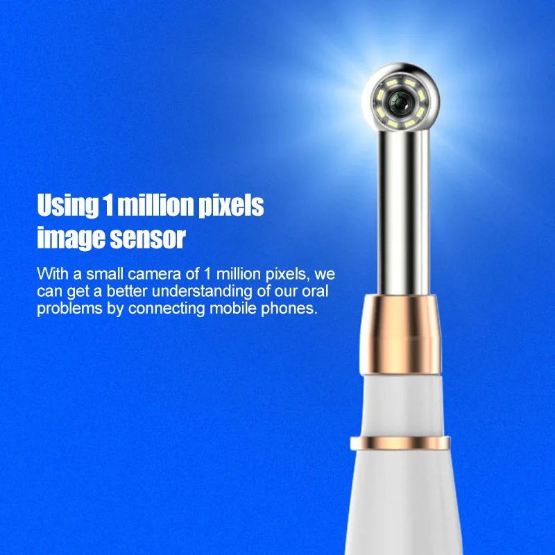 1 миллион HD визуальные стоматологические зеркала с подсветкой водонепроницаемый