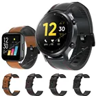 Ремешок кожаный силиконовый для часов Realme, сменный спортивный браслет для часов Realme, 2022 мм