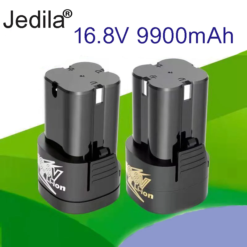 Фото 100% .Original.16.8V.9900mAh.herramientas.electricas.de bateria.taladro перезаряжаемый para.de stornillador inalambrico, taladro. №1