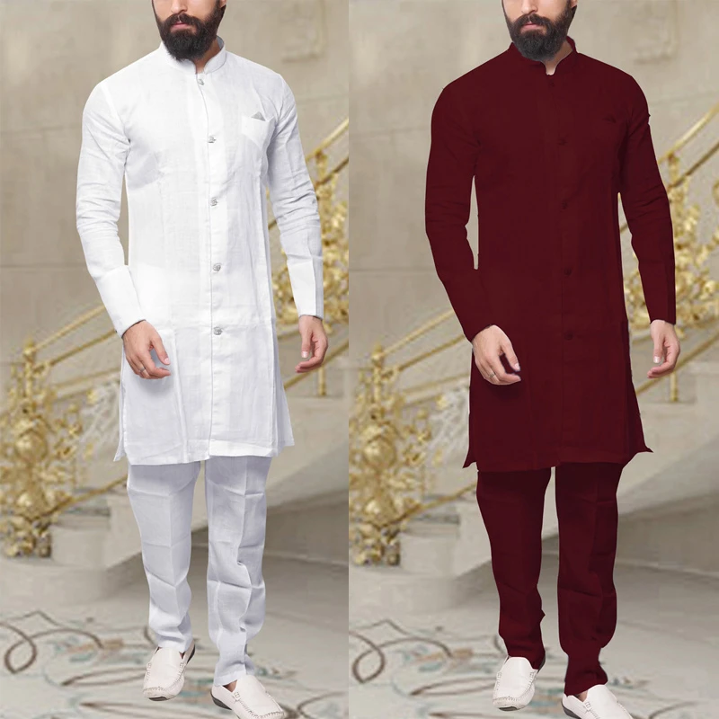 Мусульманская модная мужская одежда пакистанские арабские рубашки Мужская