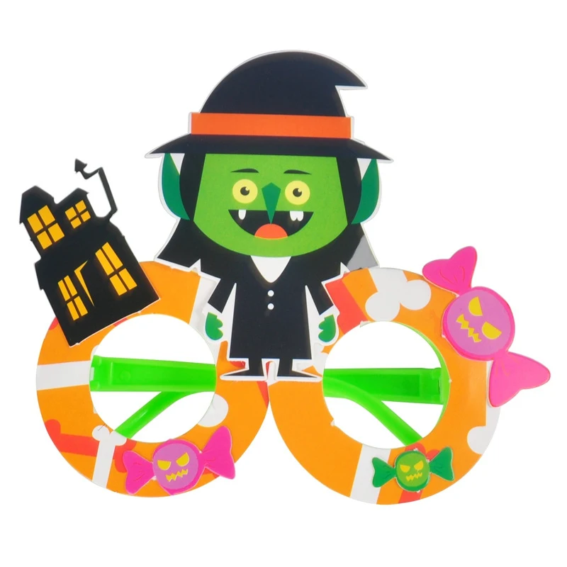 Детский сад много художественных ремесел diy игрушки Хэллоуин костюм очки ремесла