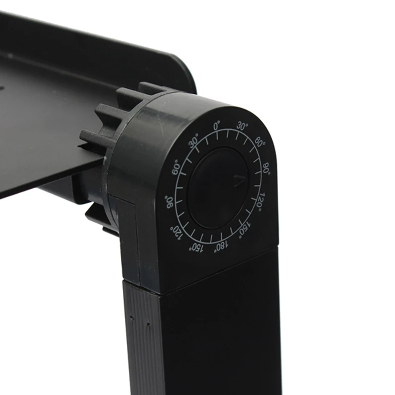 

52.5x26.4x5cm Aluminum Laptop Folding Table Computer Desk Stand for Bed 360 Degree Rotation MultiFunctional Portable Table