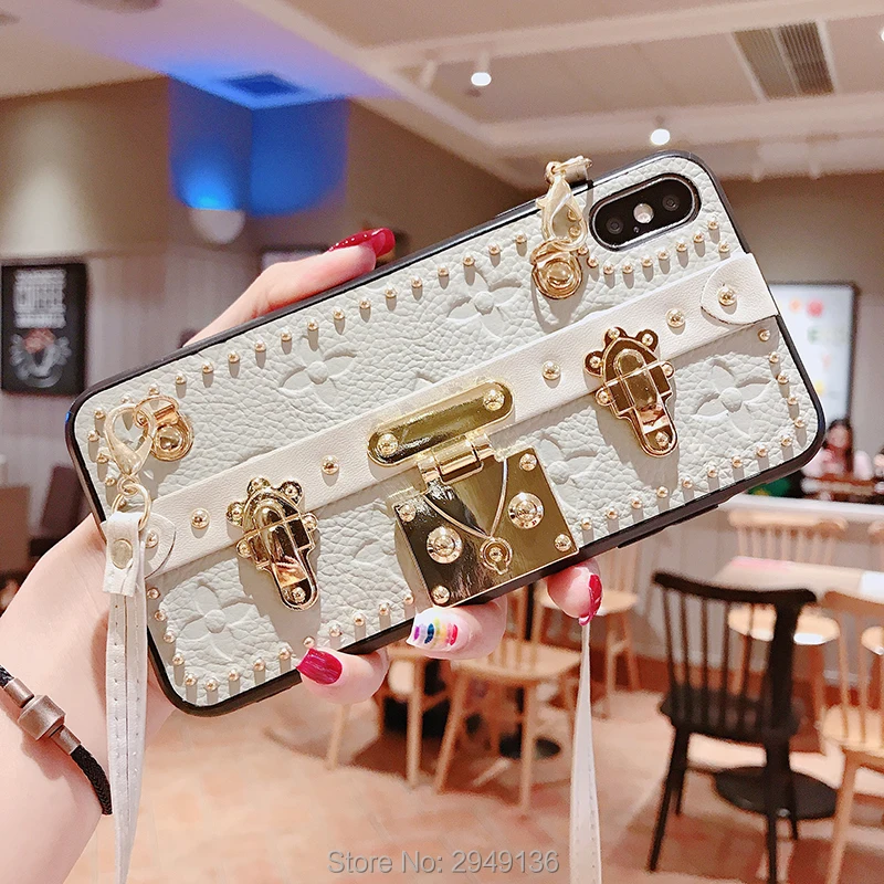 Для Apple XS max чехол для мобильного телефона кожаный кронштейн 8plus защитный чехол для iphone мягкий чехол мессенджер XS для мобильного телефона cas