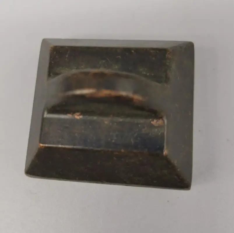 

China brass archaize seal crafts statue