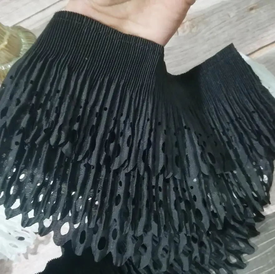 1 ярдов хлопчатобумажная кружевная ткань аппликация Швейные материалы 15 см