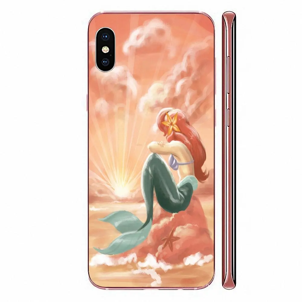 Витражное стекло Ариэль маленькая Русалочка Мягкий ТПУ Новый стиль уникальный