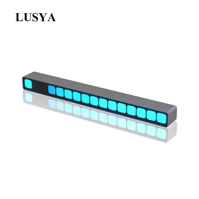 

Lusya 16 Level Sound Control Level Indicator Blue LED Mono VU Meter Audio Music Spectrum Board AGC For Speaker Amplifier E1-004