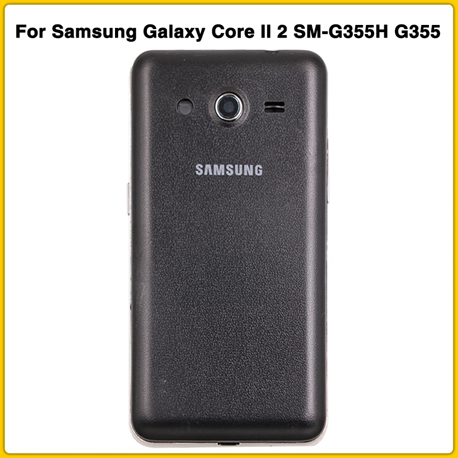 Новый G355 полный корпус чехол задняя крышка для Samsung Galaxy Core II 2 SM-G355H G355H батарея