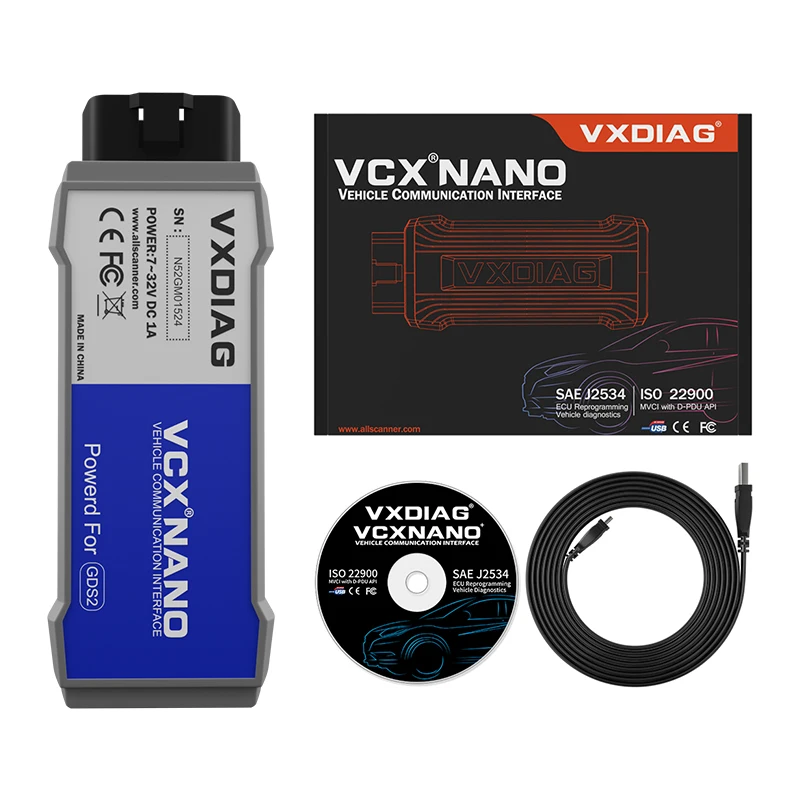 

VXDIAG NANO obd2 car diagnostic scanner For OPEL GDS2 Online programming For G-M Tech2win MDI USB auto diagnostic tool For Saab