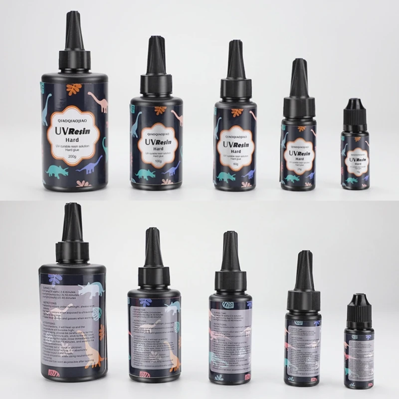 

Прозрачная ультрафиолетовая смола для отверждения эпоксидной смолы, твердый УФ-клей, смола для отверждения под солнечным светом для литья ...