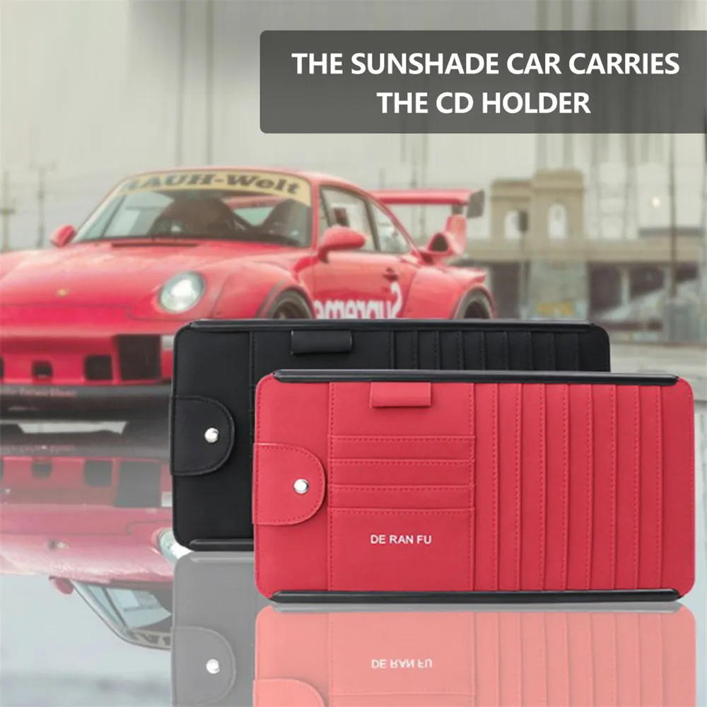 Автомобильные аксессуары зажим для солнцезащитных очков полиуретановая сумка