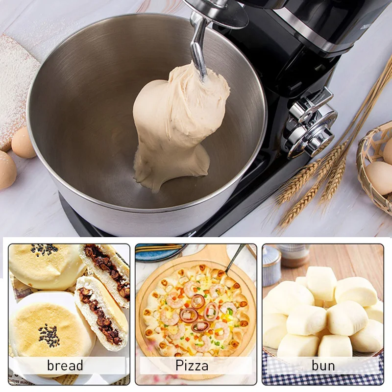 7L миксер машина для разминания из нержавеющей стали Электрический еды с бетером