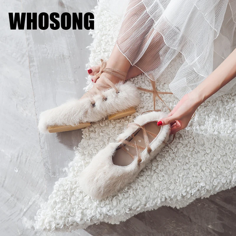 

Новинка, осенняя женская обувь на меху, женские туфли без шнуровки, женская модная обувь, женские белые балетки на плоской подошве, Мэри Джей...