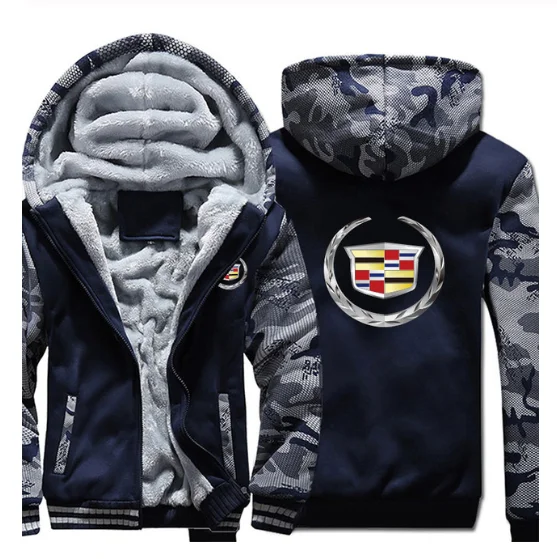 

2021 New Men Hoodies Men's Cotton Warm for Cadillac sweatshirt Winter Male Thicken coat Jacket Tops j96