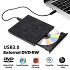 Внешний DVD-привод USB 3.0, портативный CD DVD RW, записывающее устройство, записывающее устройство, оптический проигрыватель, совместимый с Windows 78, ноутбуком и настольным ПК