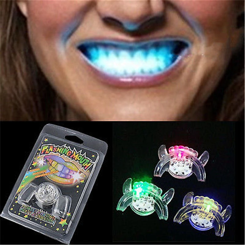 

Светящиеся зубы для Хэллоуина, светодиодная подсветка для зубов, подтяжки для рта, светящиеся зубы для Хэллоуина, праздничные светящиеся товары для вечерние НКИ
