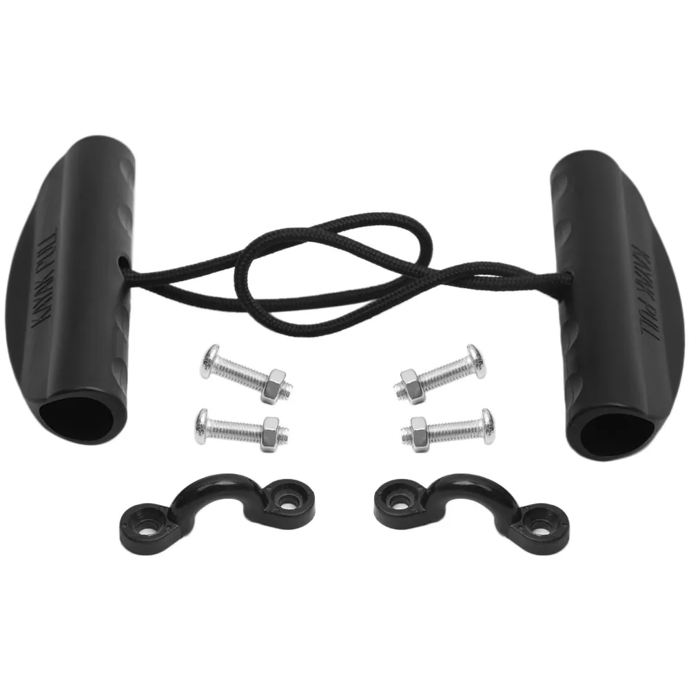 

2pcs Kayak Carry Pull Handle with Cord Pad Eyes Screws for Canoe Boat
