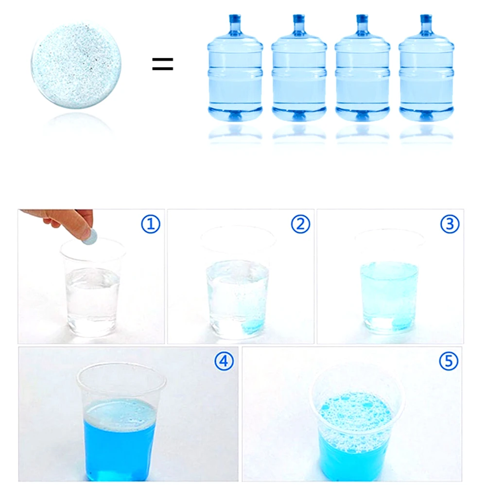 1/6 шт. лобовое стекло автомобиля лобового стекла очистки промыть блок