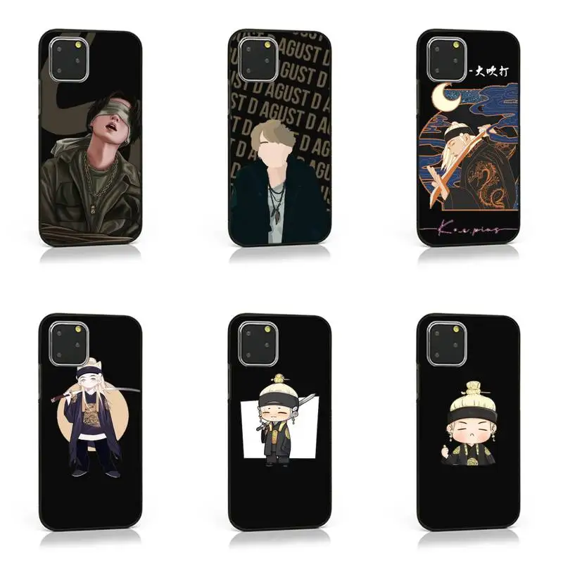 

Agust D suga Phone Case for iPhone 11 12 mini pro XS MAX 8 7 6 6S Plus X 5S SE 2020 XR