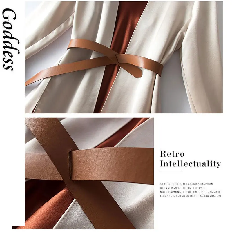 

Plus Size Casual Jacket Dress Two-piece Suit Spring and Summer Thin Acetic Acid Satin Dress Suit Female Sling Dress